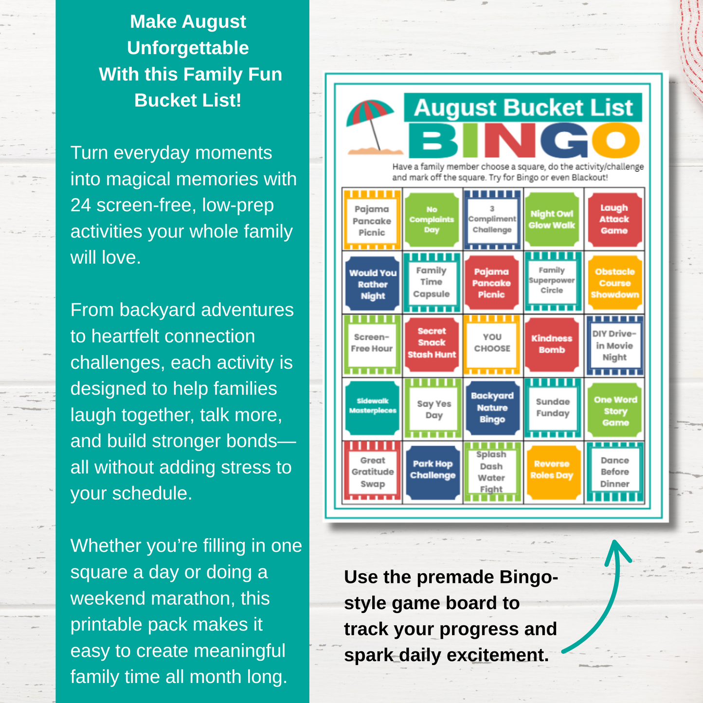 August Bucket List for Families
