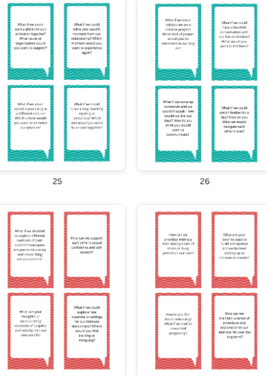 3 Pack Bundle Connection Questions - Printable Conversation Starters for Families, Teens and Couples