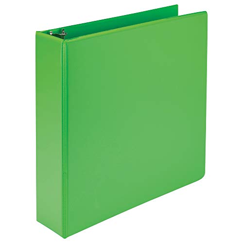Samsill Earth’s Choice Biobased Durable 3 Ring Binders, Fashion Clear View 2 Inch Binders, Up to 25% Plant Based Plastic, Assorted 4 Pack (MP48669)