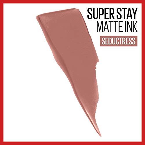 Maybelline SuperStay Matte Ink Un-nude Liquid Lipstick, Seductress, 0.17 Fl Oz, Pack of 1