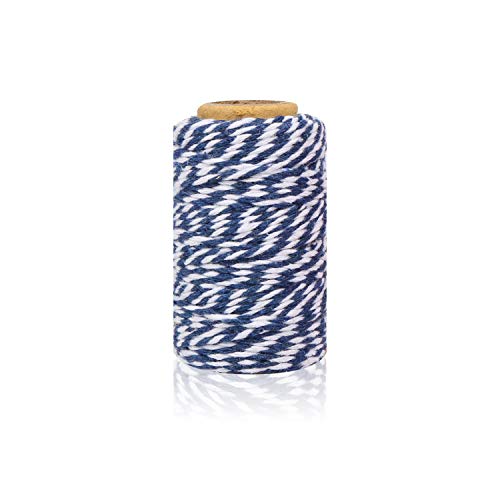 Maosifang 9 Colors Christmas Twine Cotton 2 mm String Rope Cord for Gift Wrapping Arts Crafts Party Decorations Gardening,9 Rolls
