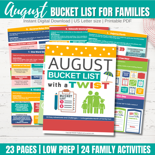 August Bucket List for Families