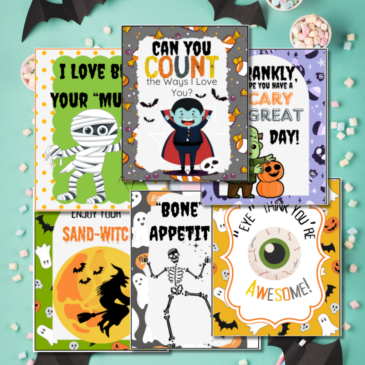 Halloween Lunch Box Notes