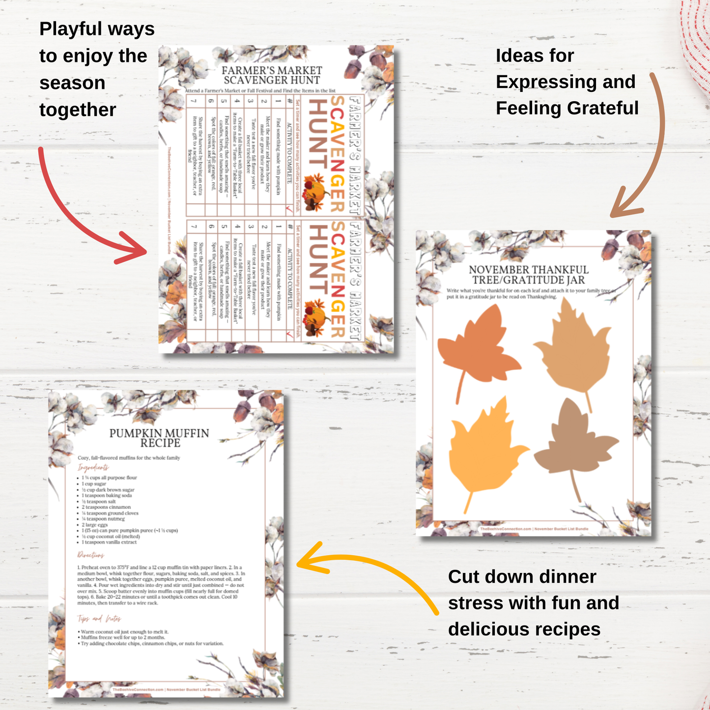 November Bucket List Bundle for Families