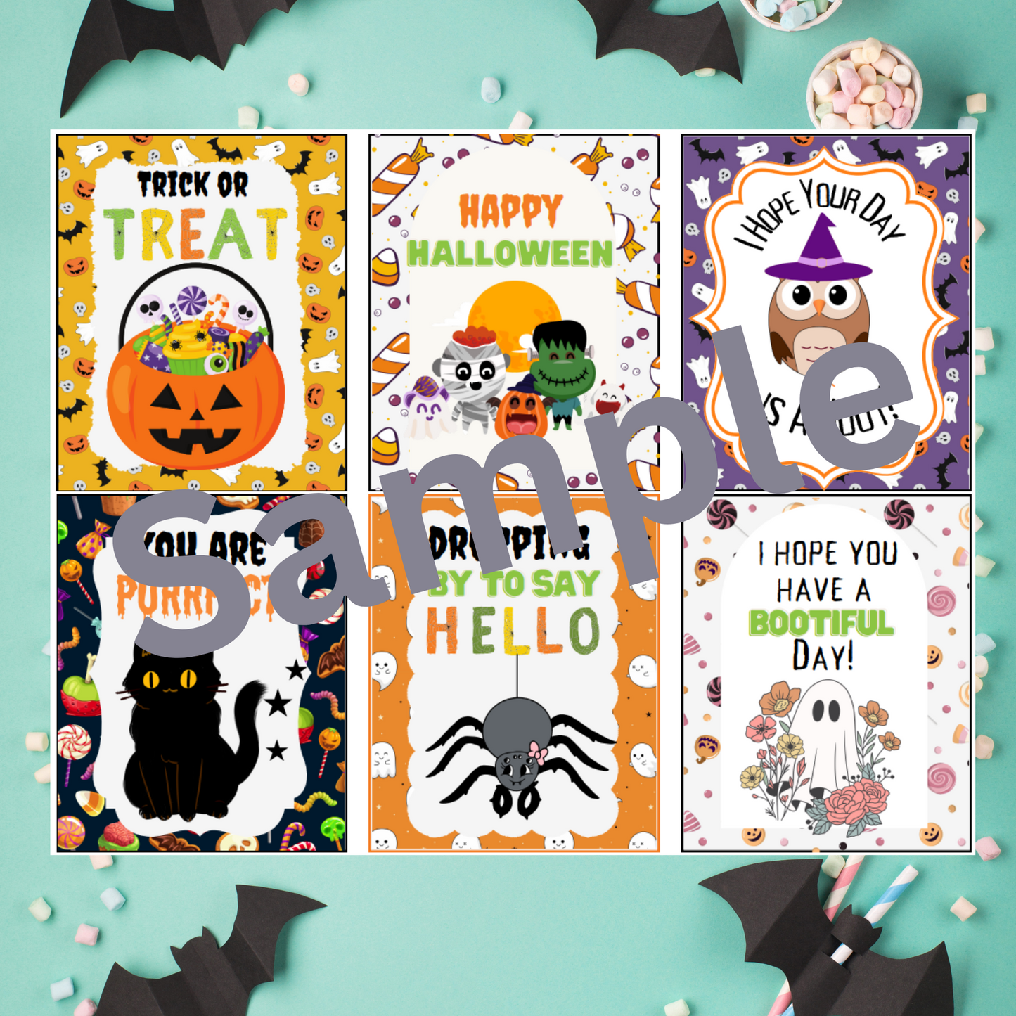 Halloween Lunch Box Notes