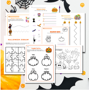 Image of Halloween Printables Bundle: Relax Your Way Through Halloween