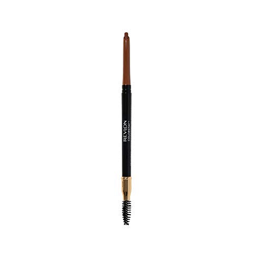 Revlon ColorStay Eyebrow Pencil with Spoolie Brush, Waterproof, Longwearing, Angled Tip Applicator, 215 Auburn, 0.012 oz