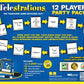 USAOPOLY Telestrations Party Pack 12 Player Party Game | #1 Party Game for All Ages | Play with Your Friends and Family | The Fun Game Telestrations with 600 New Phrases to Sketch