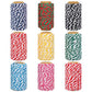 Maosifang 9 Colors Christmas Twine Cotton 2 mm String Rope Cord for Gift Wrapping Arts Crafts Party Decorations Gardening,9 Rolls
