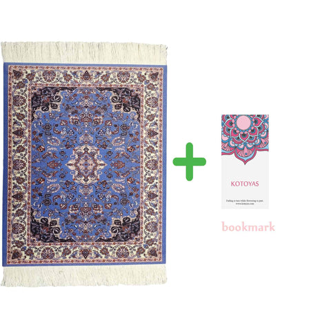 Image of kotoyas Rug Mouse Pad, 2 Pack Woven Rug Bohemian Style Carpet Mouse Pad for Table Décor