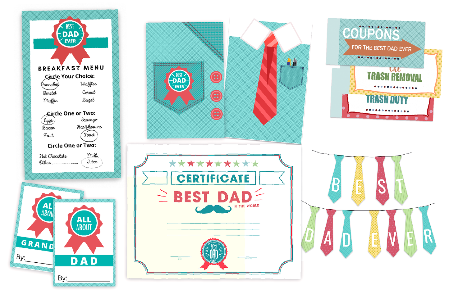 Best Dad Ever! Printable Bundle