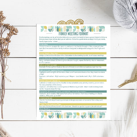 Image of Exclusive Family Meeting Planner Bundle