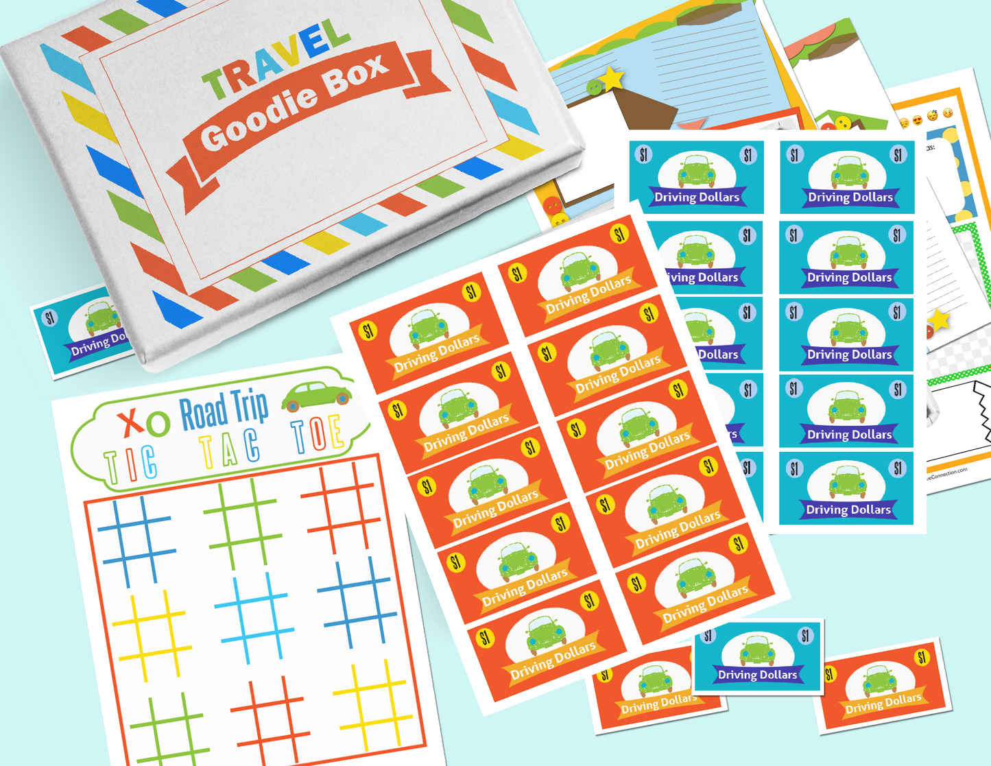 Travel Goodie Box Printables