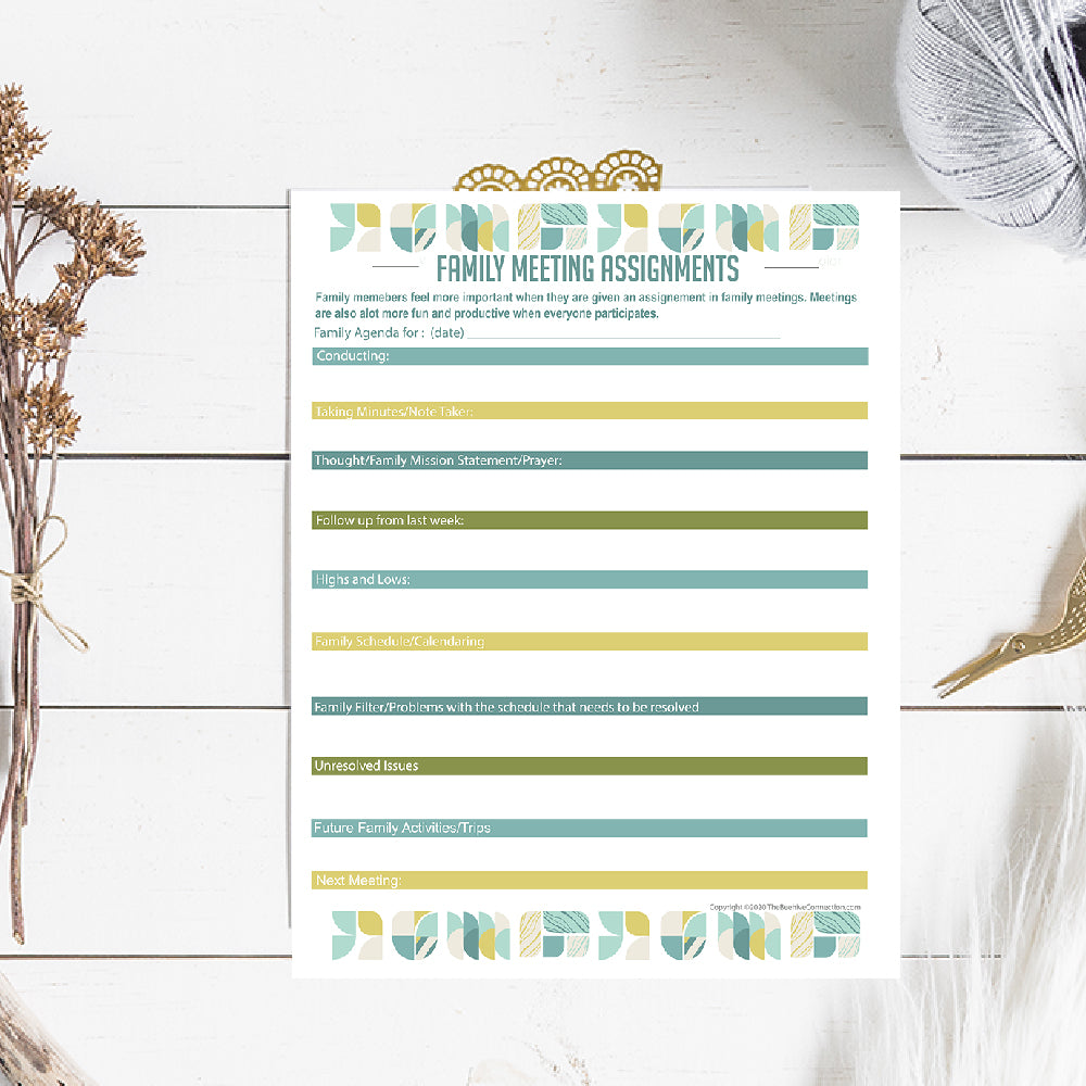 The Exclusive Family Meeting Planner Bundle